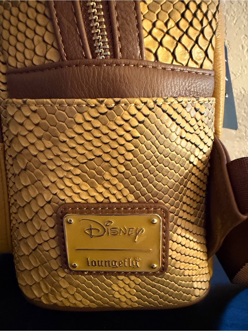 Loungefly Disney Jungle Book Kaa Snake Backpack Glow in Dark - Picture 5 of 11